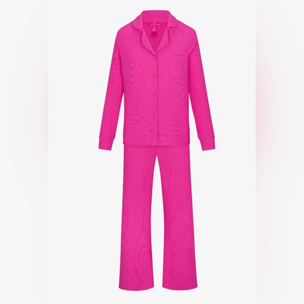SKIMS Pink Valentines Pajama Set M